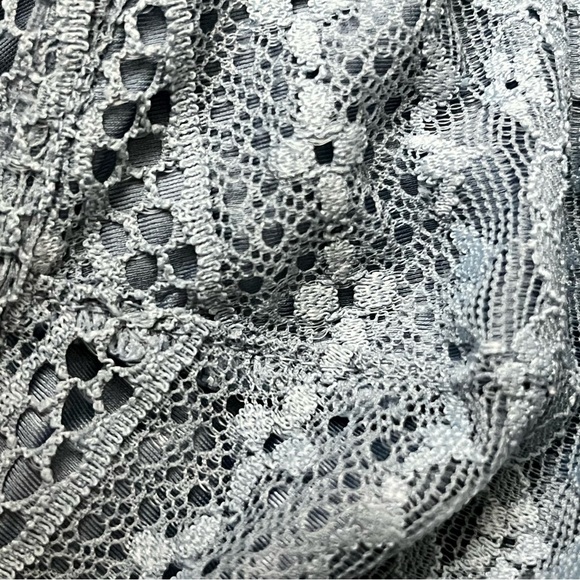 Victoria's Secret Blue Lace Halter Bralette Triangle Top Festival Lingerie XS - Picture 8 of 11